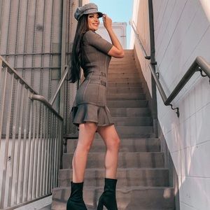 Military Bodycon Dress